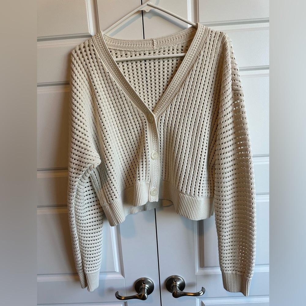 Lululemon knitter cardigan- nwot size 8